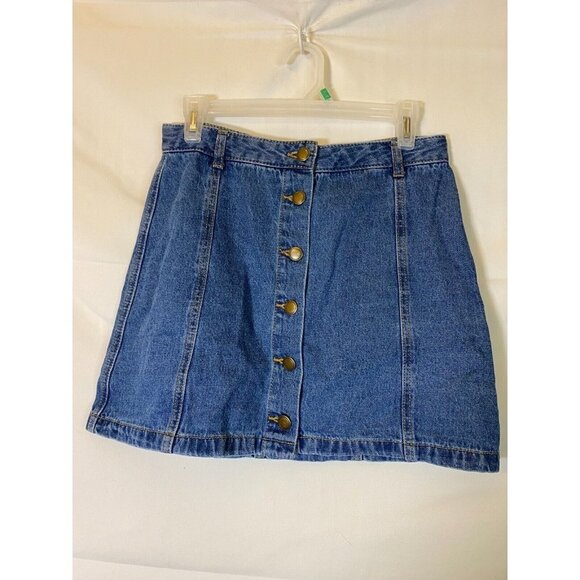 Takara Dresses & Skirts - TAKARA WOMENS JUNIORS RETRO SIZE 9 DENIM MINI JEAN SKIRT